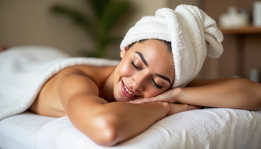 femme_enroulée_dans_serviette_repose_paisiblement_table_massage